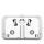 Mobile Origin Travel adapter 25W EU/US/UK/AU white - 1275921 - zdjęcie 6
